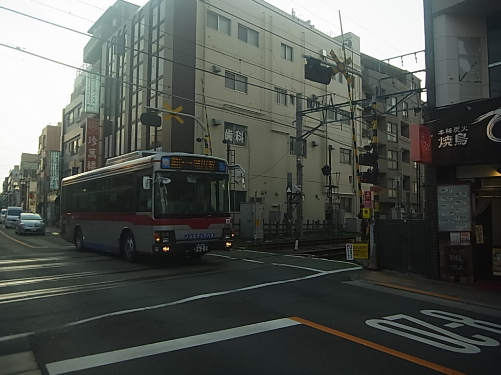 ②東急池上線踏切