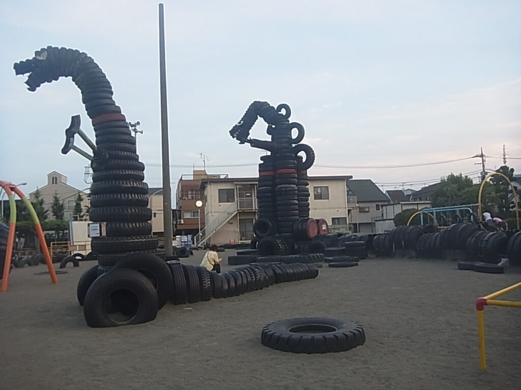 タイヤ公園②