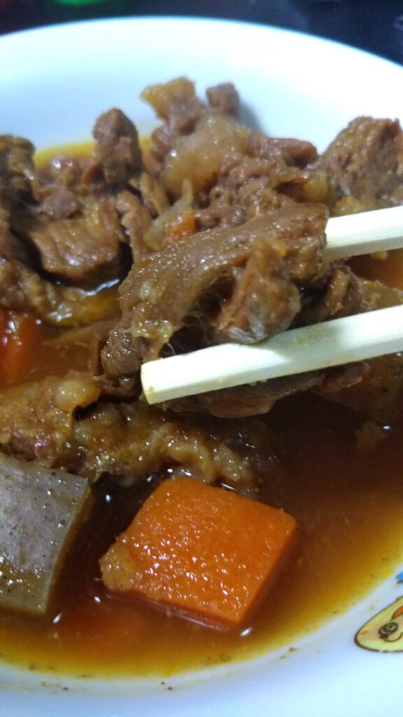 捕鯨船煮込み箸あげ